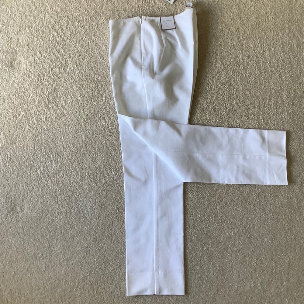 NWT Chico’s White Slim Ankle Slacks Size 0